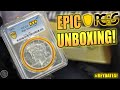 Epic PCGS Unboxing! Rare KEY Date Peace Silver Dollars and Type Coins!
