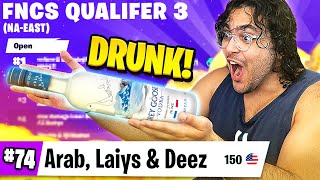 I Qualified For FNCS Opens DRUNK (74th)