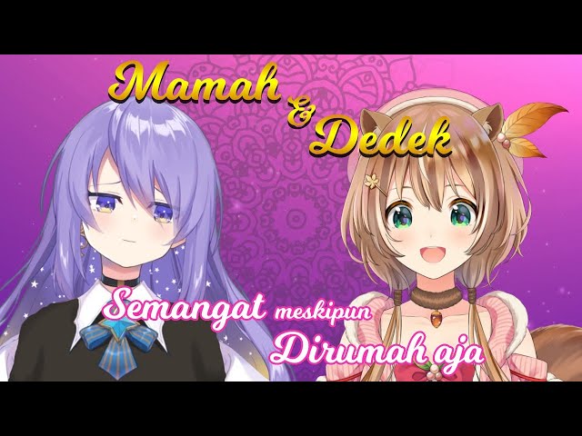 【Mamah Moona dan Dedek Risu】Semangat meskipun Dirumah aja - Bahasa Indonesia Stream【hololive-ID】のサムネイル