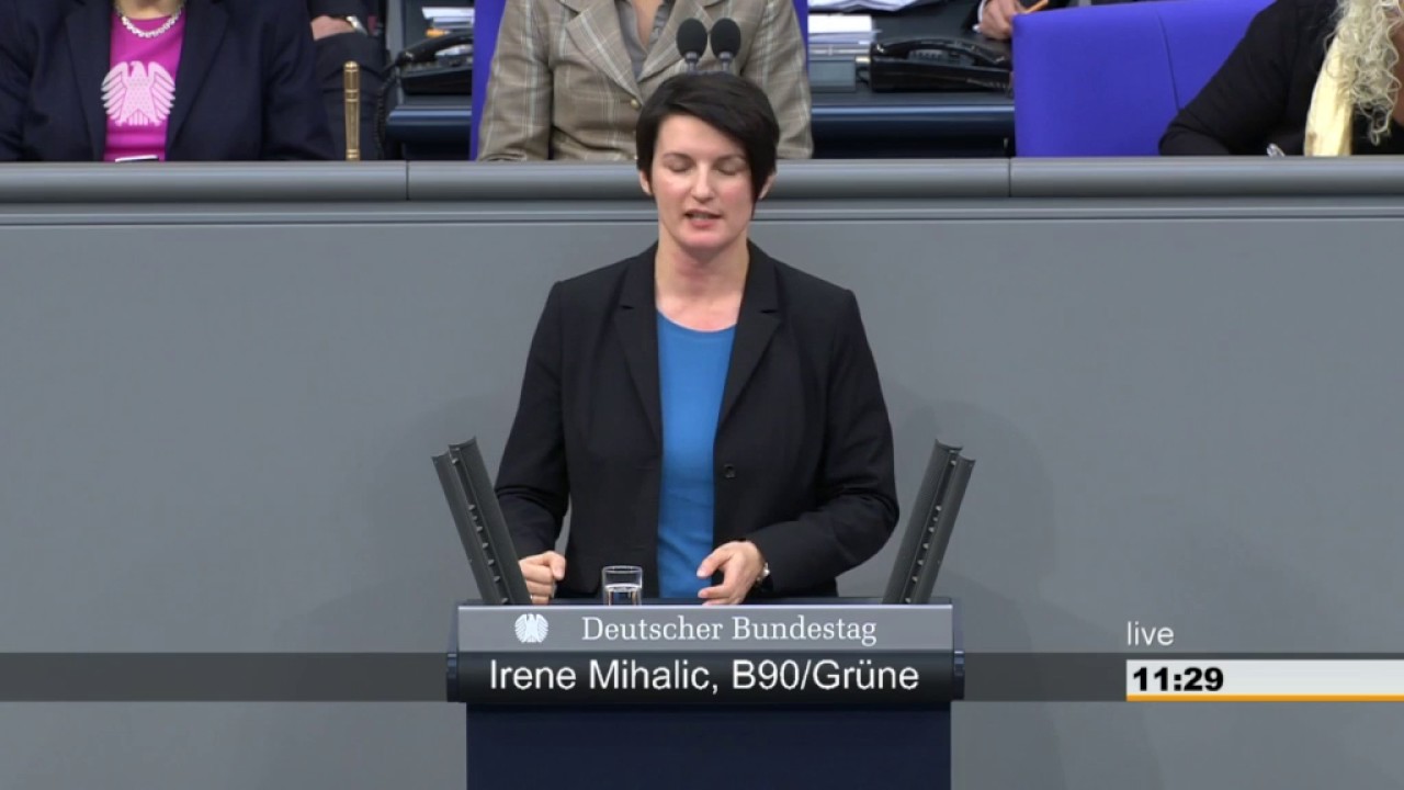 Irene Mihalic: Gefahren durch Waffen [Bundestag 10.03.2017] - YouTube
