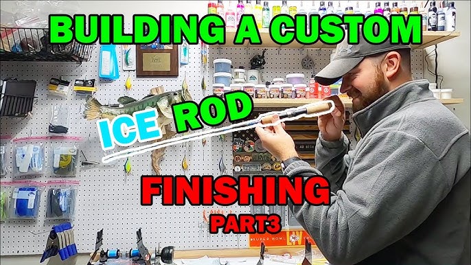 Building A CUSTOM ICE FISHING ROD! Complete Beginners Starter Kit