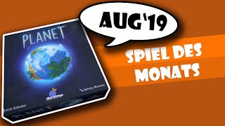 Spiel des Monats August '19: Planet