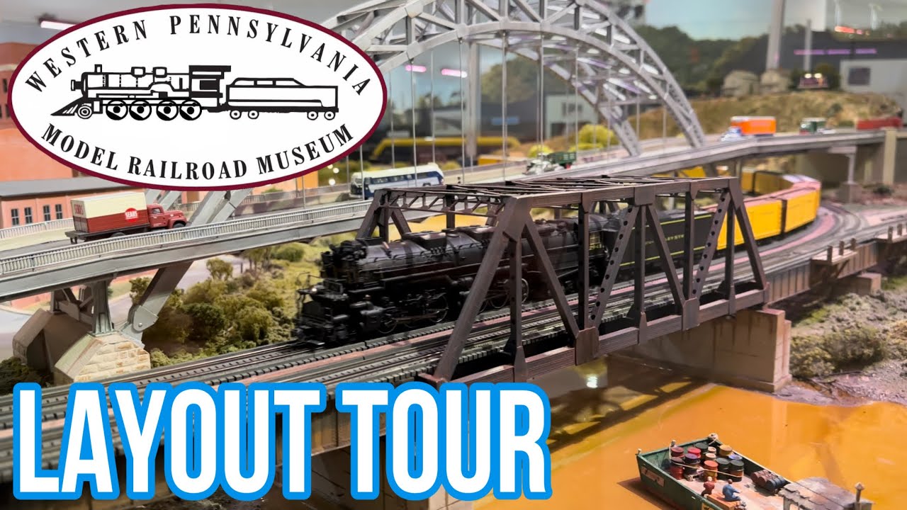 Western Pennsylvania Model Railroad Museum HO Scale LAYOUT TOUR WPMRM