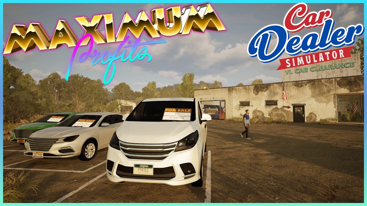 Filling the Lot to Make Money in Car Dealer Sim | Ep 4