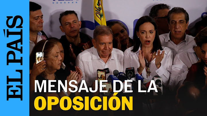 VENEZUELA | Mensaje de María Corina Machado tras las elecciones | ELECCIONES