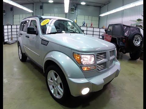 2011-dodge-nitro-heat-4x4-silver-|-four-wheel-drive-|-martinsville,-in-|-17628a