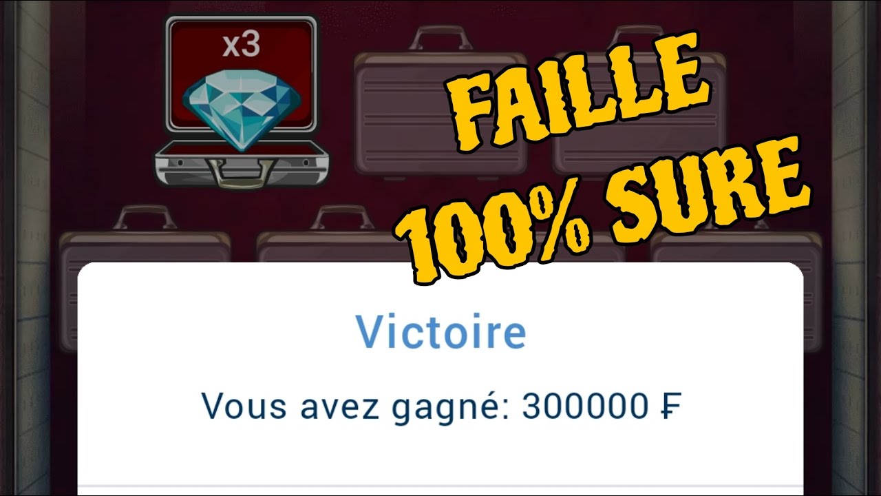 MA NOUVELLE FAILLE 1XBET SUR LE JEU SECRET CASE 