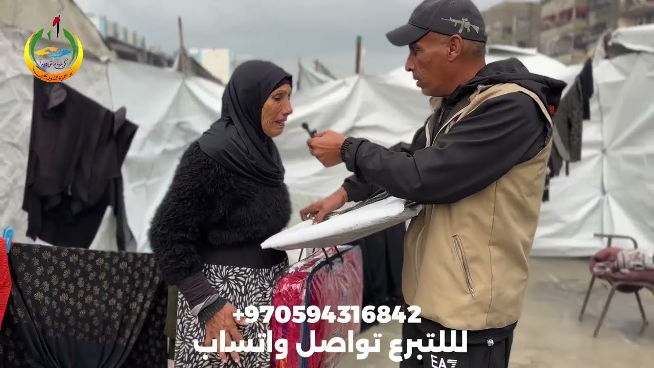 اكبر مشروع كسوة شتاء في جباليا ستر 250 أسرة بنفقة مجموعة إنما المونون إخوة 🇲🇦🇲🇦