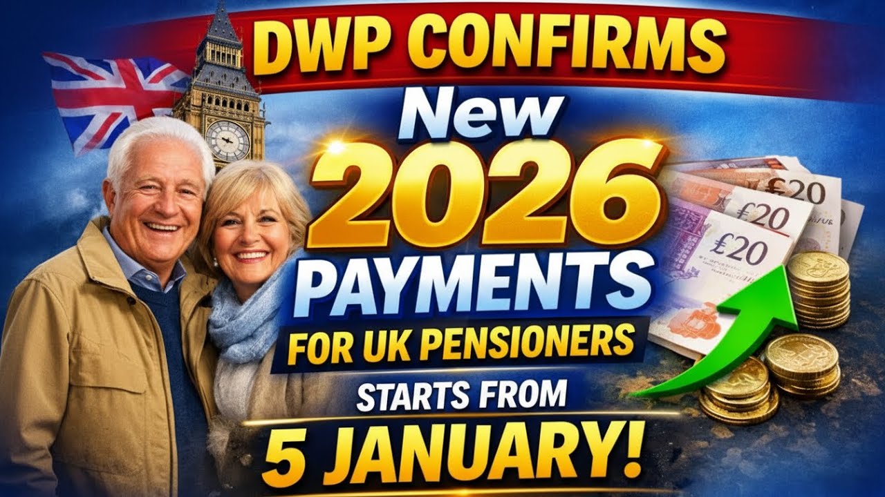 💷 DWP Announces 2026 Pension Payments for UK Seniors — Jan 5 Start