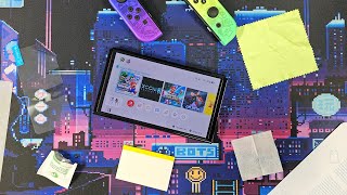 Как правильно ставить защитное стекло на NINTENDO SWITCH OLED?