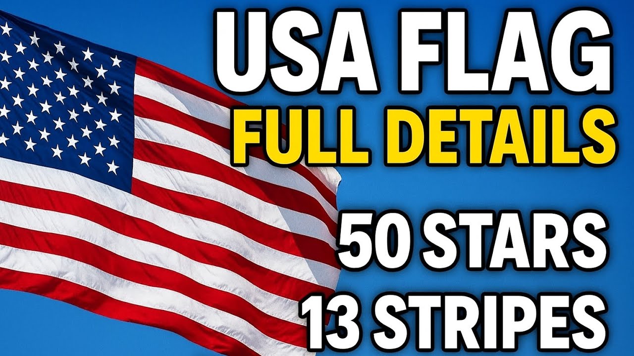 USA Flag Full Details in Malayalam 🇺🇸 | Meaning, History & Facts      ഇതാ 🇺🇸 USA Flag Detailed video