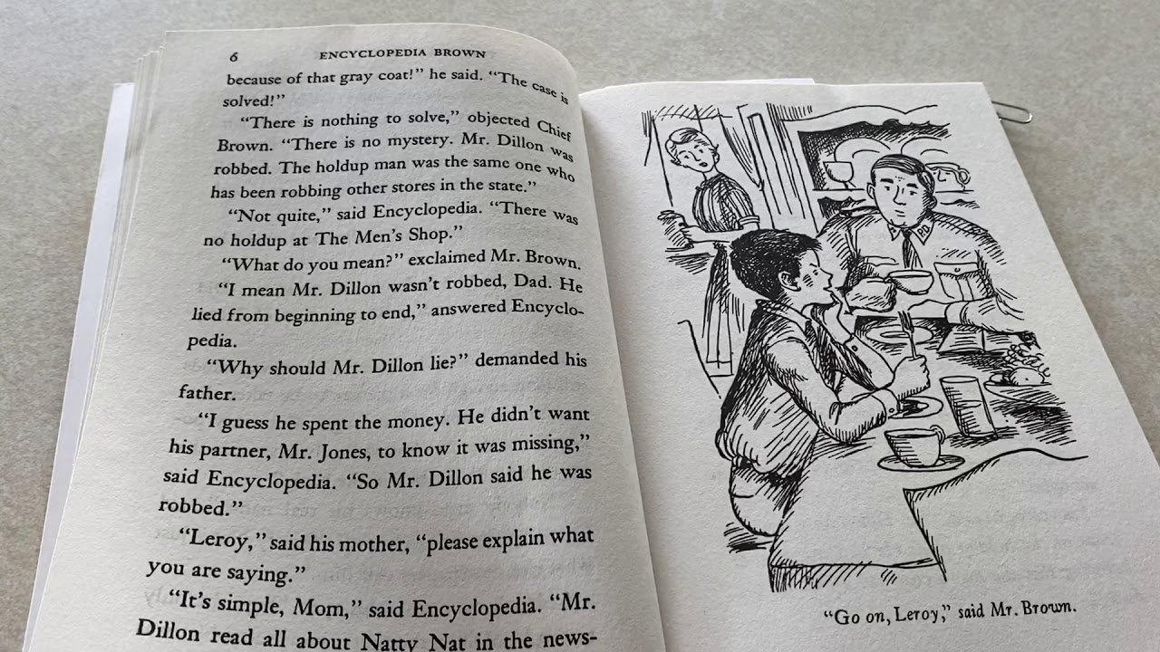 Encyclopedia Brown, Boy Detective.   The Case of Natty Nat