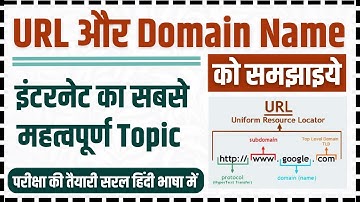 🛑URL एवं DOMAIN NAME को समझाइये।Explain url and domain name | #url #domain_name
