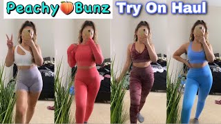 AFFORDABLE GYMSHARK DUPES TRY ON HAUL + SQUAT TEST! | PEACHYBUNZ