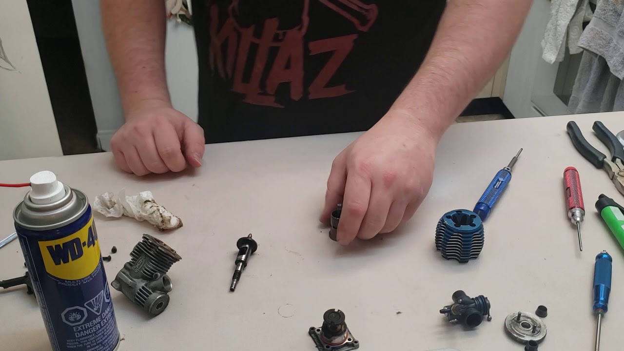 Traxxas 2.5R  Tear Down  Inspection and 3.3 crank mod