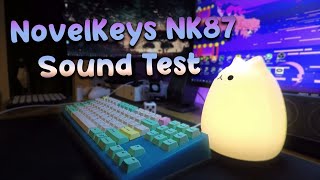 NovelKeys NK87 sound test [ New camera + Better mic ] screenshot 5