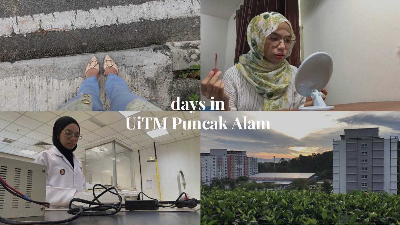 UNI VLOG | attending classes, lab work for fyp| Pharmacy student in UiTM Puncak Alam 💊