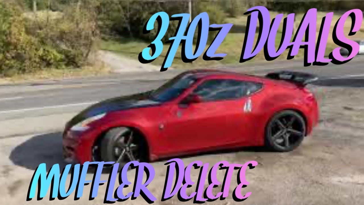 2016 Nissan 370z DUAL EXHAUST w/ Muffler Delete!!