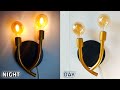 DIY How To Make Wall Hanging Lamp | Wall Decoration Ideas from PVC Pipe