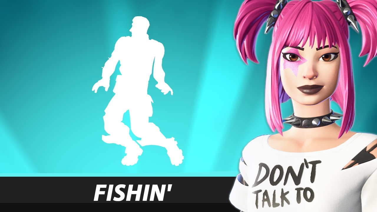 Fortnite emote Fishin' performed by Drop Dee YouTube