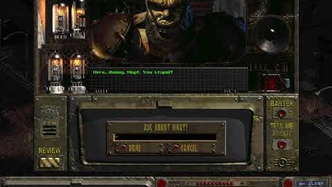 Fallout 1: Interaction with Harry, Necropolis