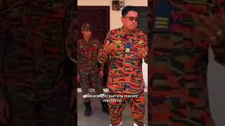 Jiran gaduh pun abg bomba kasi settle