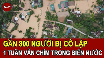 Nhói Lòng Thôn Gần 800 Người Bị Cô Lập Như “Ốc Đảo”, 1 Tuần Vẫn Chìm Trong Biển Nước | Sự thật 404
