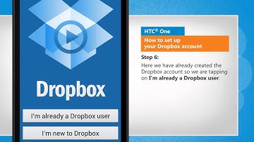 How to Set up your Dropbox account in HTC®