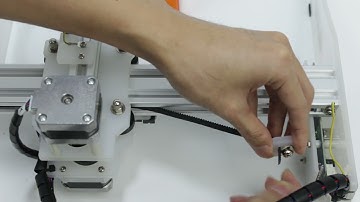 How to adjust the tightness for Y axis belts for Aufero Laser 1?