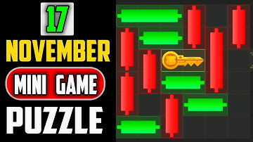17 November 2024 Mini Game Key 100% Solved | Hamster Kombat Puzzle game For Today | Trick Work