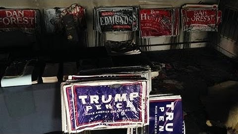 Republican HQ Firebombed in North Carolina