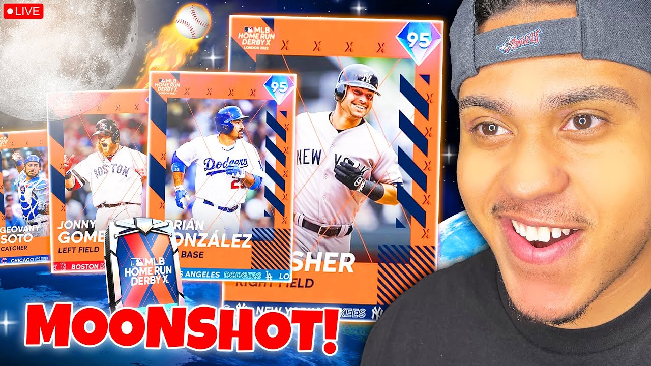 🔴 LIVE - NEW Home Run Derby X Legends! Grinding MOONSHOT Event, FREE HRD Diamonds! MLB The Show 22