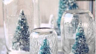 DIY Christmas Mason Jars Snow Globe Project