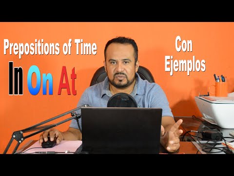 IN, ON, AT EN INGLÉS CON EJMPLOS