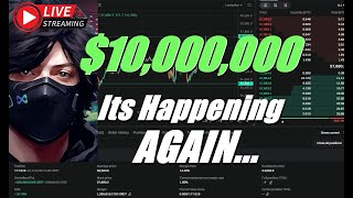 LIVE - $10,000,000 Million Dollar Trade - Its Happening... AGAIN