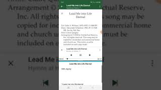 LDS Hymns at Home-#11- Lead Me Into Life Eternal