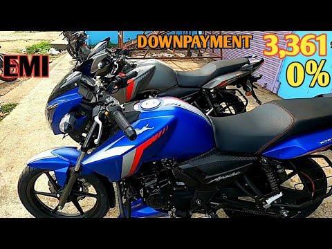2021 TVS Apache RTR 160 2V BS6 New Price Finance EMI 😱 || Down Payment ✔️ || Easy Loan Details 🤯