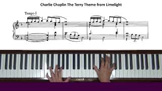 Charlie Chaplin The Terry Theme from Limelight Eternally Piano Tutorial