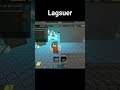 Lagsuer(i think his ping is a round 300 - 400) #shorts #roblox #dieofdeath