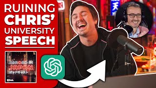 How Chris Ruined His Public Speech Using AI | @AbroadinJapan Podcast #45