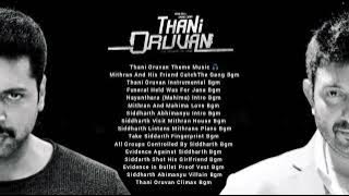 Thani Oruvan - BGM Jukebox | OST | Music director: Hiphop Tamizha