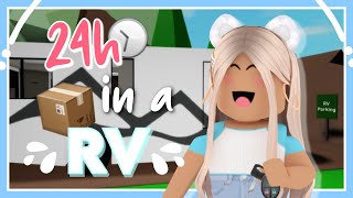 LIVING IN AN RV FOR 24 HOURS! | Roblox-Brookhaven RP