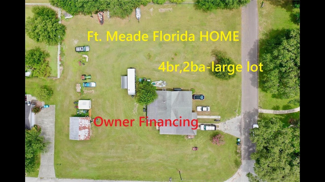 Ft Meade Florida family home 4br, 2ba on almost 1 acre land with owner