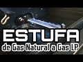 Estufa de Gas Natural a Gas L.P.