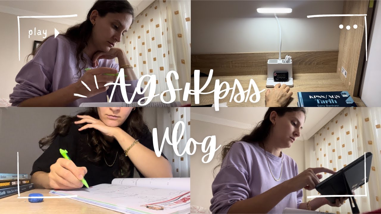 AGS/KPSS VLOG | Minik bebeğimle ders çalışıyorum | TARİH TEKRARI |birlikte çalışalım #ags #kpss2026 