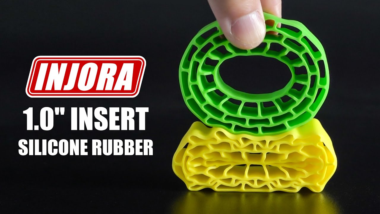 INJORA - 2x Inserts En Mousse Silicone Pour Crawler RC 1/10 - Pneus 106-108 Mm - Ultra Doux Ou Doux - Améliore Traction