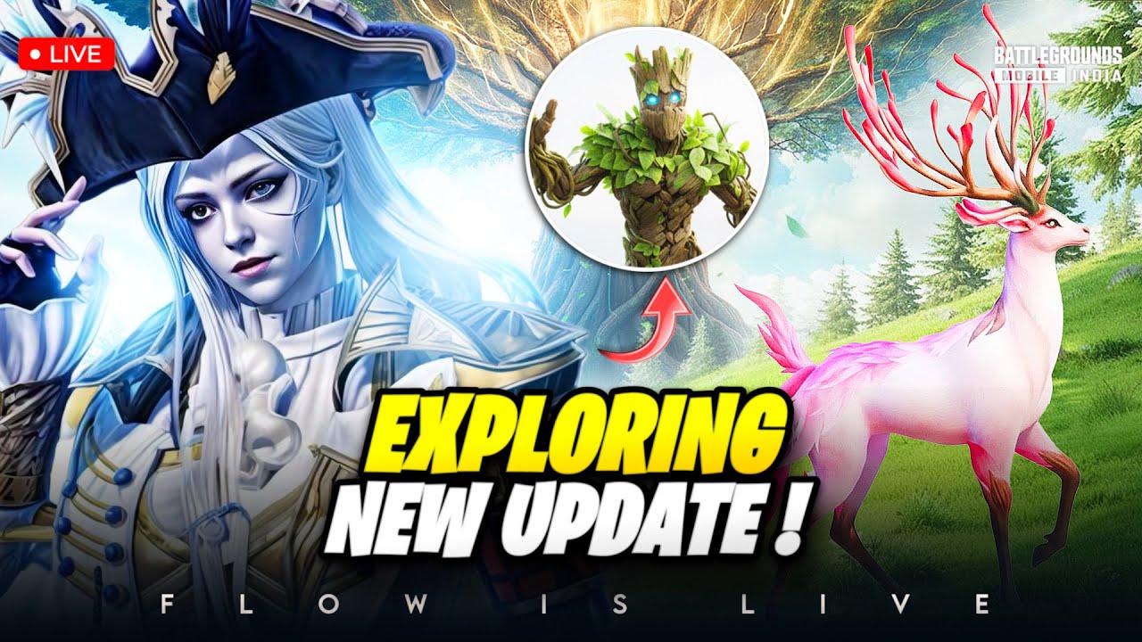 ANDHA RUSH GAMEPLAY 💀 |  EXPLORING 4.2 UPDATE |  ROAD TO 1K SUBSCRIBERS | BGMI LIVE 🔴 WITH FLOW