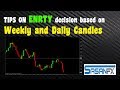 TIPS ON ENRTY decision based on Weekly and Daily Candles