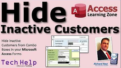 Hide Inactive Customers from Combo Boxes in your Microsoft Access Forms - Hiding Inactive Records
