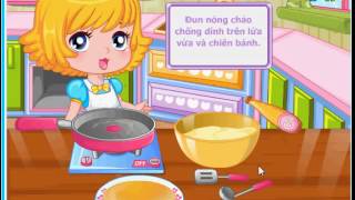 Game bé làm bánh kem - Học làm bánh rán screenshot 3